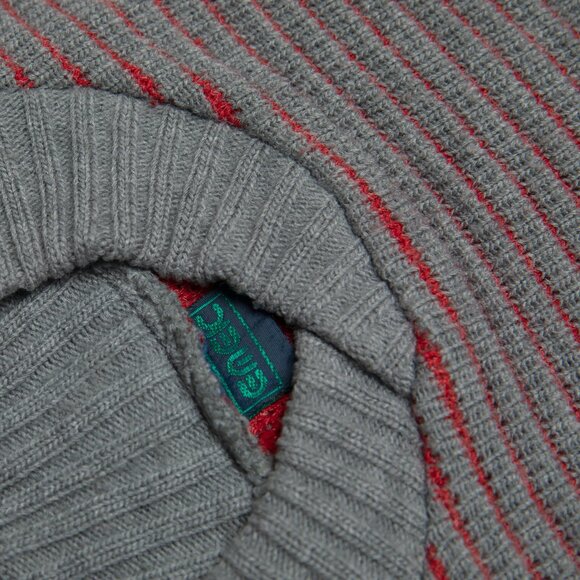 EMEK (Russia) 70s, District Tartan, Jacquard, Wool Rib Stitch - Picture 4 of 7